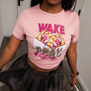 Pink Graphic Tee (Brand new without tags)